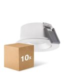 Fordelspakke 10x Ledvance LED spot Air Adjust Aluminium Hvid 4W 320lm 36D - 930 varm hvid | Udsnit 68mm - IP23 - bedste farvegengivelse - dæmpbar