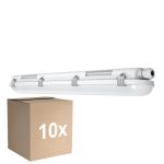 Fordelspakke 10x Ledvance LED Vandtæt lysrender Fugttæt Value 9W 1080lm - 840 kold hvid | 60cm 
