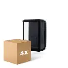 Fordelspakke 4x D'Lite Vægbelysning Arlo Sort | IP44 - Egnet til 1x E27